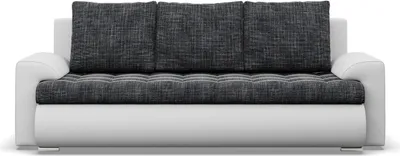 Produktbild von Sofa 3-Sitzer  mit Schlaffunktion Foresta, Dunkelgrau + Weiß