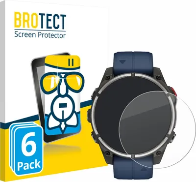 Produktbild von 6x BROTECT Schutzglas für Garmin quatix 8 Pro (47 mm) Schutzfolie Panzer Folie Glas Display Schutz klar
