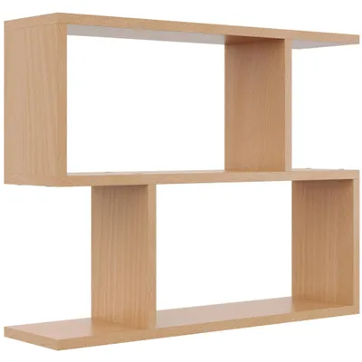Produktbild von Wandregal Buche – modernes Hängeregal in Holzoptik, stilvolles Regal zur Wandmontage für Wohnzimmer, Flur & Schlafzimmer, 70 cm breit