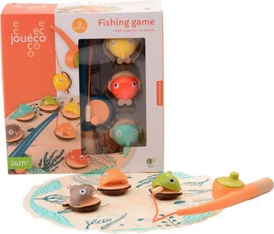 Produktbild von Jouéco Angelspiel Holzspielzeug in Schachtel - Motorikspiel