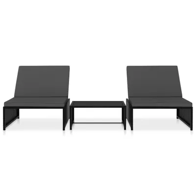 Zdjęcie produktu dla VidaXL 47402, Lounge, Obite siedzisko, Szkło, Technorattan, Stal, 650 mm, 680 mm, 690 mm
