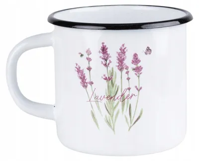 Produktbild von Emaillebecher LAWENDA SPRINGS 1l