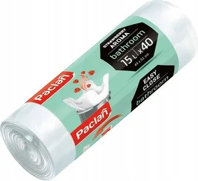 Zdjęcie produktu dla Paclan worki łazienkowe TT zapachowe 15L 40 szt.