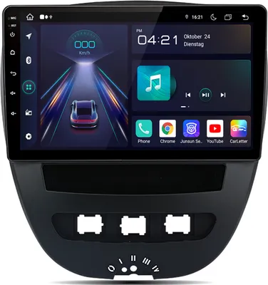 Immagine prodotto di Autoradio Android 15 da 10 pollici Carplay per Toyota Aygo Peugeot 107 Citroen C1 GPS Navi WIFI BT DAB+ SWC 6GB+128GB Octa Core