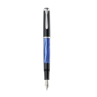 Immagine prodotto di Pelikan Füllhalter M205 Blau-Marm. F Geschenkbox