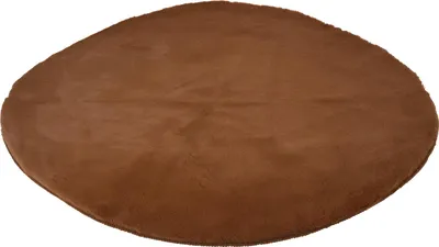 Image de Tapis rond pour salon, Fourrure artificielle, Ø 80 cm