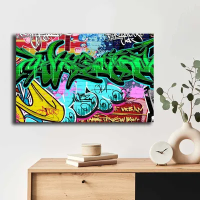 Immagine prodotto di Wallity, 4570POP-007, Quadro decorativo su tela, Multicolore, 100% TELA, 45 x 70 cm