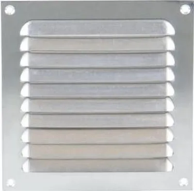 Produktbild von Jalousiegitter 436 RENSON 150 x 200 mm - silber eloxiert - 41502001
