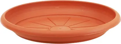 Produktbild von Scheurich Linda 331, Untersetzer, Kunststoff, Terrakotta, Rund, Draußen, Balkon, Garten, Terrasse
