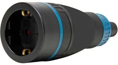 Produktbild von Kopp Schutzkontaktkupplung wiederanschließbar bruchfest 16A 250V IP20 für Kabel bis 3x1,5mm²