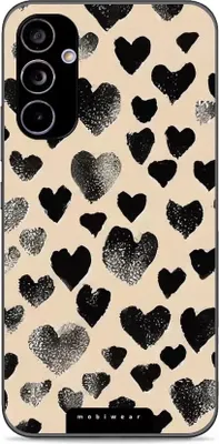 Produktbild von Handyhülle für Galaxy A34 5G, Mobiwear Glossy Case, Beige Liebe