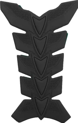 Produktbild von Motorrad 3D -Gelöl -Gastankpolsterfischknochen Beschützer Aufkleber Aufkleber Dekor Schwarz schwarz