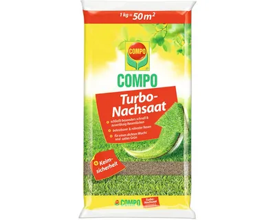 Zdjęcie produktu dla COMPO 2379866004 COMPO Turbo-Nachsaat Rasensamen 1,0 kg