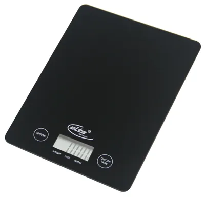 Produktbild von ELTA KS-202 Digitale LCD Küchenwaage, gehärtetes Sicherheitsglas, Farbe: Schwarz