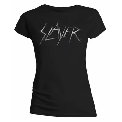 Produktbild von Slayer Scratchy Logo Black S Damen T-Shirt