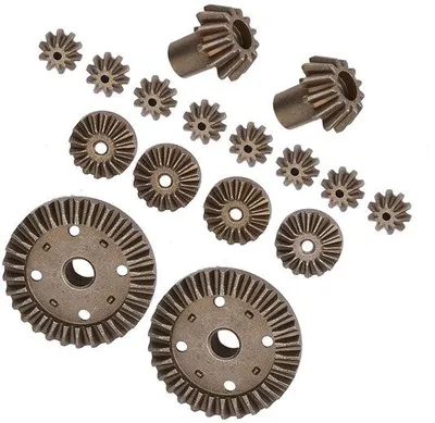 Productafbeelding van Complete set van metalen tandwielonderdelen - 16 stuks - Geschikt voor model 12428/12423 - Efficiënt ontwerp - Vermindert energieverlies
