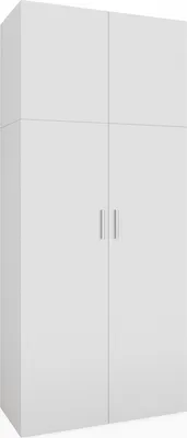 Produktbild von Vicco Aktenschrank Ingo, 80 x 183 cm, Weiß/Anthrazit