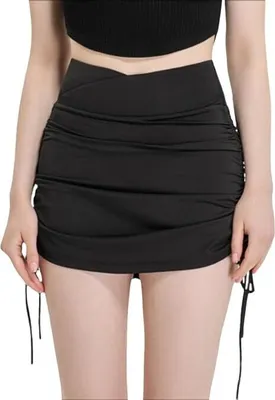 Produktbild von Nahtlose Radlerhosen für Damen mit Zweischicht-Design, atmungsaktiv und hoch tailliert, für das Fitnessstudio und Yoga, zur Hüftbetonung, TH001