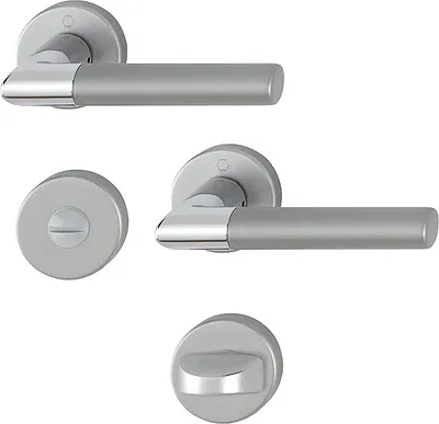 Produktbild von HOPPE Lecce Rosetten-Garnitur 1405/42KV/42KVS (Lochung: WC) Lochung: WC