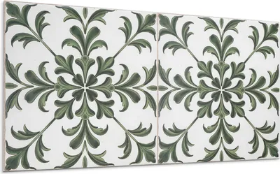 Produktbild von Pflanzenmotiv Auf Der Fliese – Selbstklebende Fliesen – Wandverkleidung – Wandpaneel – PVC Fliesen – Vinylflisen – PCV Flisen – Selbstklebend – Wanddeko – 10 Stück 100 x 50 cm