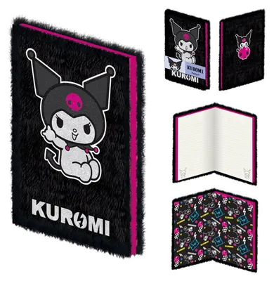 Produktbild von Kuromi Sanrio Notizbuch aus Plü sch