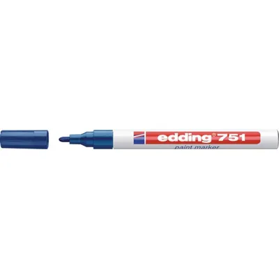 Produktbild von Edding 751, Blau, Blau, Weiß, 1 mm, 2 mm, 10 Stück(e)