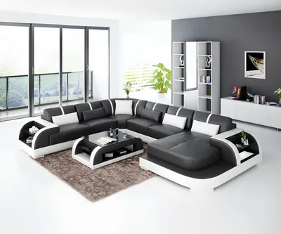 Produktbild von Eckgarnitur Ecksofa Polster Eckcouch Moderne Wohnzimmer Sofa Couch 2tlg Set Neu