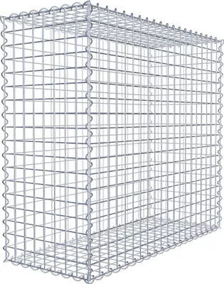 Produktbild von Gabione 100 cm x 90 cm x 40 cm (L x H x T), Maschenweite 5 cm x 5 cm, Spirale