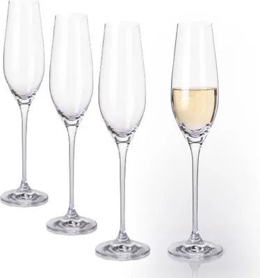 Obrázok produktu pre Poháre na sekt, poháre na prosecco, poháre na sekt 210 ml B.Bohemian SPINOZA, 4 ks