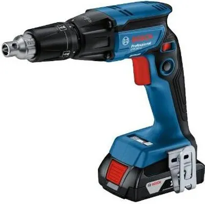 Zdjęcie produktu dla Bosch GTB185-LI, Śrubokręt, Uchwyt pistoletowy, 1/4", Czarny, Niebieski, Czerwony, Bezszczotkowy, Otwór na wieszak