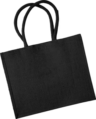 Obrázek produktu pro Jutová taška / nákupní taška Westford Mill, 21 litrů (2 kusy/balení) BC4513 (jedna velikost) (černá/černá)