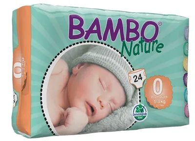Produktbild von Bambo Nature Premature, Junge/Mädchen, Säugling, 1 kg, 3 kg, 24 Stück(e)