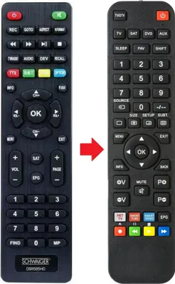Produktbild von Fernbedienung passend für SCHWAIGER DSR585HD