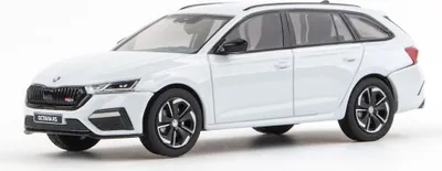 Produktbild von Skoda Octavia IV Combi RS (2020) - White Moon Metallic ABREX 1:43