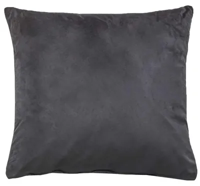 Produktbild von Sofakissen mit Füllung »Milano« HxB 45x45 cm Schwarz Dekokissen mit Komfort-Samt-Bezug und Reißverschluß mit Füllkissen Extra Weich Couchkissen 203572
