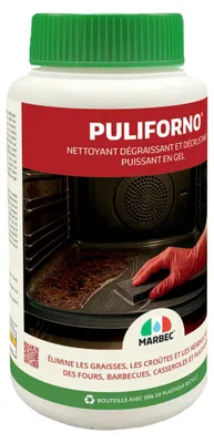 Image de PULIFORNO® - Gel détergent détartrant pour fours et barbecues, action profonde sur les incrustations tenaces - 1KG