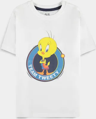 Produktbild von Looney Tunes Space Jam Tweety Kinder T-Shirt Weiß - 110/116