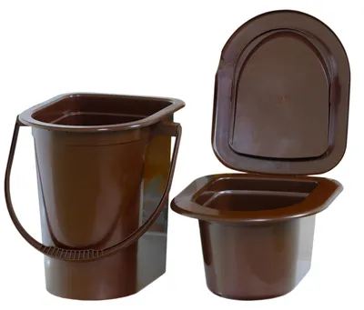 Produktbild von Tragbare Camping Toilette 17 L Reisetoilette Klo WC Outdoor Reise Eimer LKW