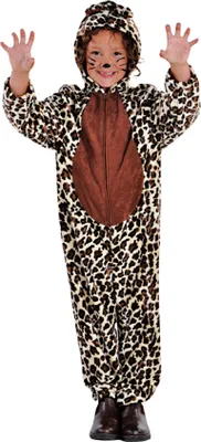 Produktbild von M212025-104-A Kinder Leopard Leoparden Kostüm Panter Overall Gr.104