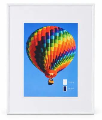 Produktbild von Ideal Life Kunststoff Bilderrahmen Wanddeko Collage Poster Bilder Foto Rahmen - Farbe: Weiß | Format: 30x40