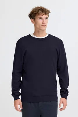 Immagine prodotto di Casual Friday CFBELLS Maglione da uomo Maglione a maglia fine Misto cotone Vestibilità regolare