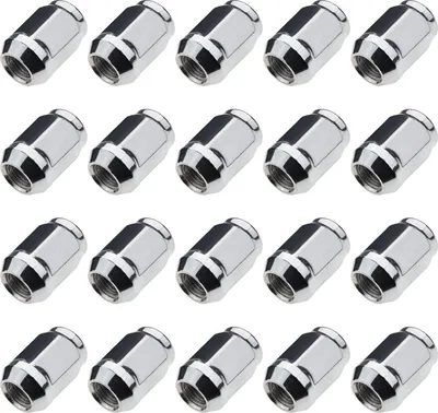 Dadi Cromati Per Camion Set 24 Dadi Ruota M14 X 1.5 Cromati