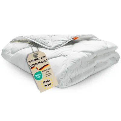 Image de Couette 200 x 200 cm, couette toute saison, 100% microfibres, convient aux personnes allergiques, sleepling Basic 100