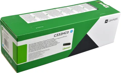 Zdjęcie produktu dla Lexmark C332HC0, 2500 stron(y), Cyjan, 1 szt.