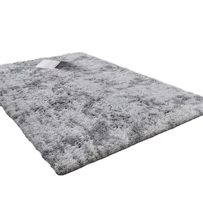Zdjęcie produktu dla Miękki pluszowy dywan włochacz szary 160x220 cm xxl