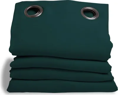 Produktbild von MOONDREAM Akustikvorhang 3in1 | Lärmschutz | Thermoisolierung | 100% Verdunkelung | Patentierte Technologie | Ösen | Grün MC228 | 140B x 260H cm