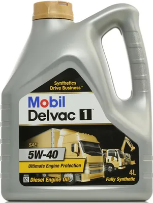 Produktbild von MOBIL Delvac 1 für 5W-40 4 Liter Motoröl Motorenöl RXD CUMMINS CES 20078 CUMMINS CES 20077 CUMMINS CES 20076 CUMMINS CES 20075 WSS-M2C171-D GLOBAL Öl