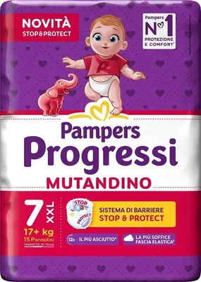 Immagine prodotto di Pampers Progressi Mutandino Xxl 15 Pezzi