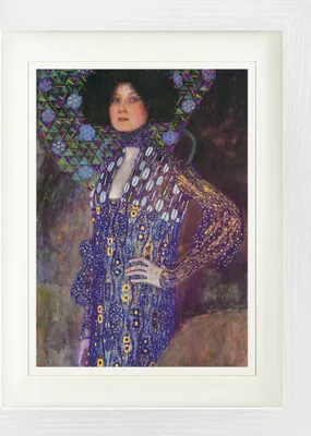Produktbild von Gustav Klimt Gerahmtes Bild Mit Edlem Passepartout | Wand-Bilder | Im Bilderrahmen - Emilie Flöge, 1902 (40 x 30 cm)