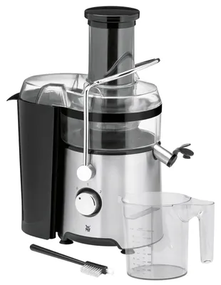 Produktbild von WMF Kult X Entsafter, Schwarz, Edelstahl, 1,8 l, 1,2 l, Drehregler, Kunststoff, Edelstahl, 500 W